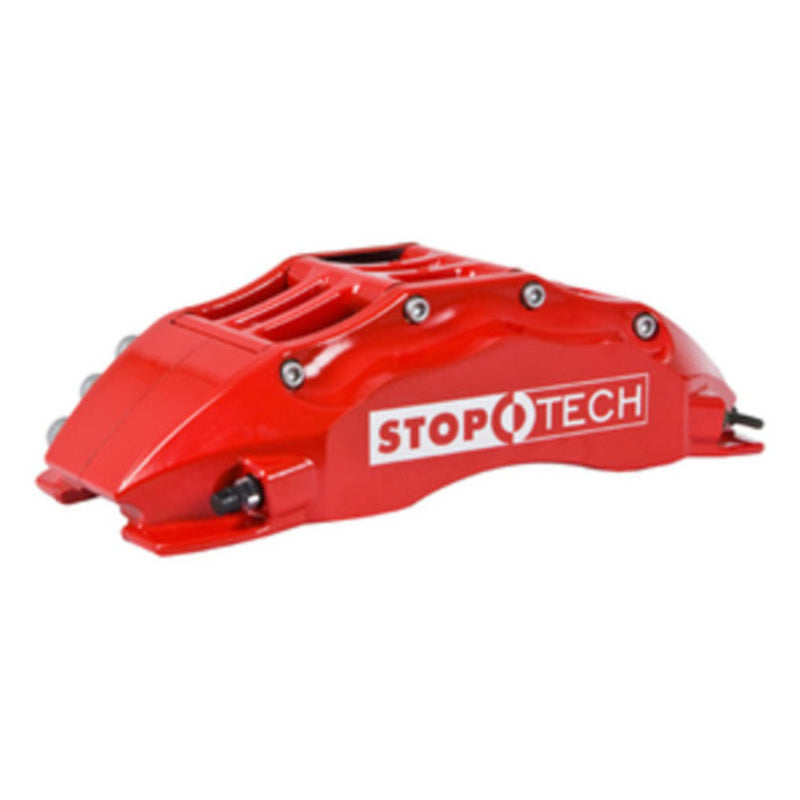 StopTech 08-09 BMW 535i / 04-09 BMW 545/550 / 04-09 BMW 645/650 Front BBK w/Red ST-60 Calipers Dril